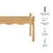 Modway Darcy 46 Inch Wood Coffee Table in Oak - dimensions and specifications