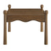 Modway Darcy 46 Inch Wood Coffee Table in Walnut - angled view