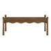 Modway Darcy 46 Inch Wood Coffee Table in Walnut - side view