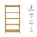 Modway Darcy 4-Tier Open Bookcase in Oak - dimensions and specifications