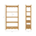 Modway Darcy 4-Tier Open Bookcase in Oak - dimensions and specifications 18