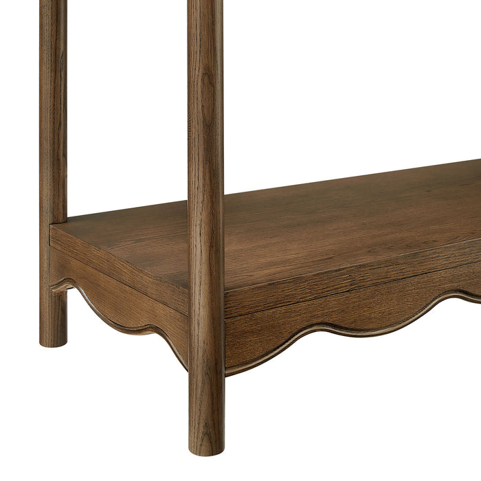 Modway Darcy 4-Tier Open Bookcase in Walnut - lifestyle view