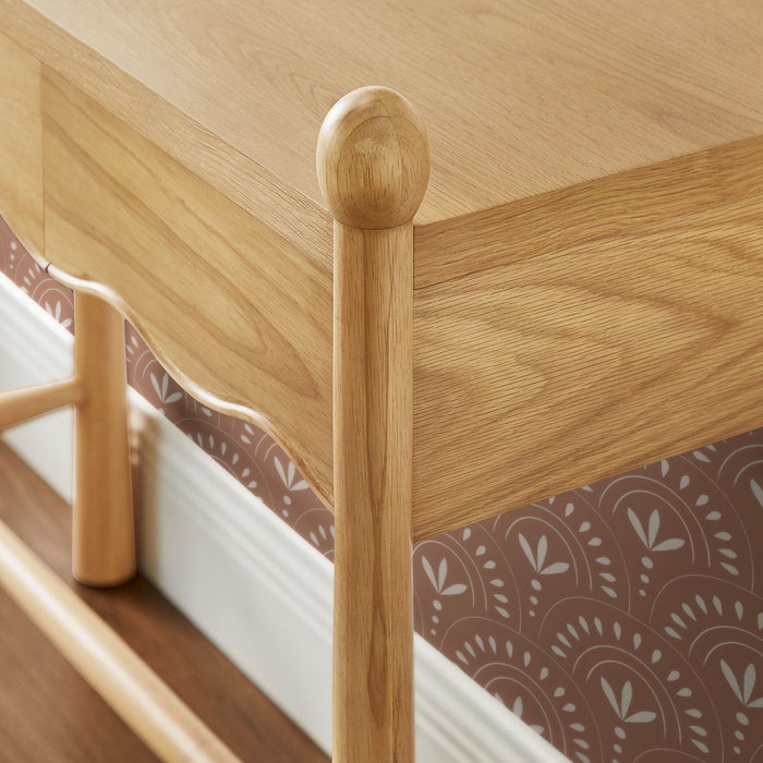 Modway Darcy 44 Inch Wood Console Table in Oak - lifestyle view 14