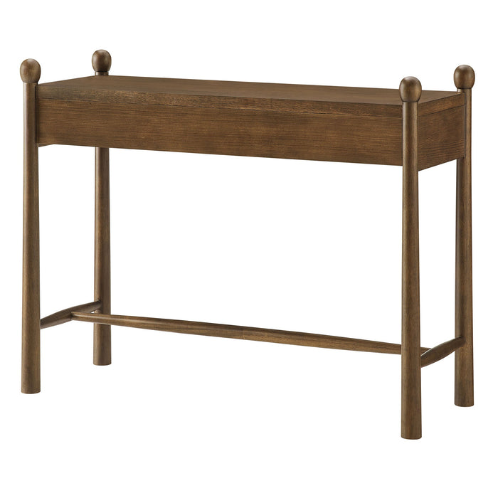 Modway Darcy 44 Inch Wood Console Table in Walnut - side view