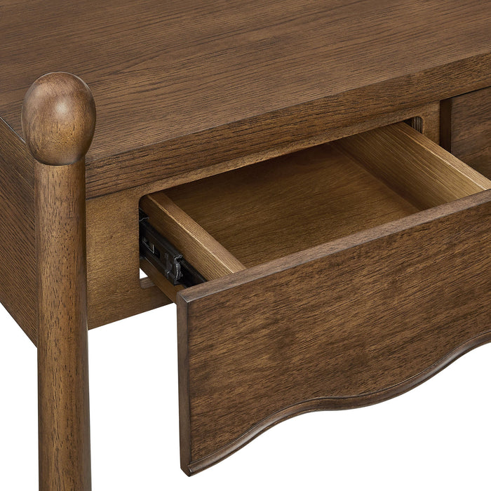 Modway Darcy 44 Inch Wood Console Table in Walnut - lifestyle view