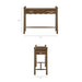 Modway Darcy 44 Inch Wood Console Table in Walnut - dimensions and specifications 18