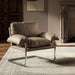 Modway Ansel Vegan Leather Accent Chair in Mushroom - lifestyle view 14
