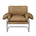 Modway Ansel Vegan Leather Accent Chair in Toast - detail view