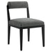 Kai Fabric Dining Chair Set of 2 Charcoal