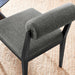 Kai Fabric Dining Chair Set of 2 Charcoal