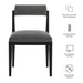 Kai Fabric Dining Chair Set of 2 Charcoal