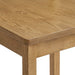 Jax Oak Wood Dining Chair With Wavy Razor Back Set of 2 Weathered Oak
