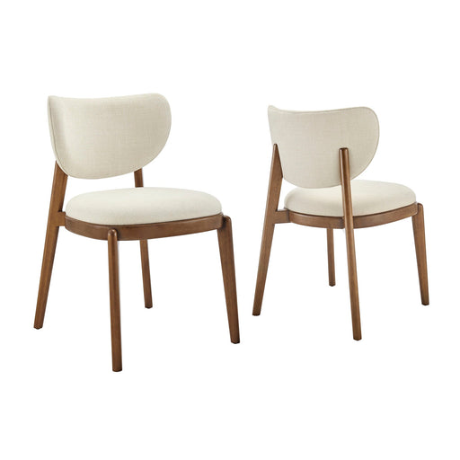 Fenwick Fabric Dining Chairs Set of 2 Ecru