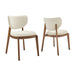 Fenwick Fabric Dining Chairs Set of 2 Ecru