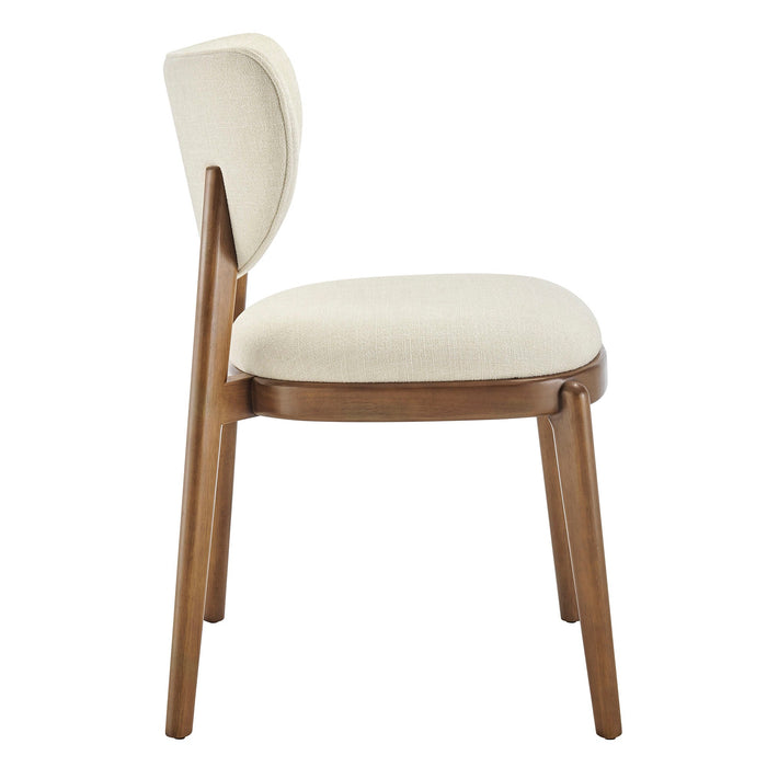 Fenwick Fabric Dining Chairs Set of 2 Ecru