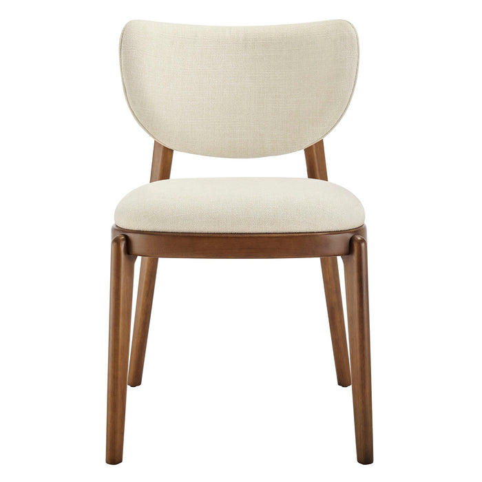 Fenwick Fabric Dining Chairs Set of 2 Ecru