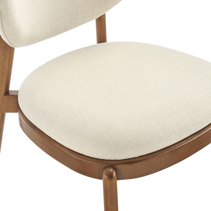 Fenwick Fabric Dining Chairs Set of 2 Ecru