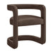Modway Winslow Premium Vegan Leather Dining Chair in Espresso - angled view