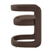 Modway Winslow Premium Vegan Leather Dining Chair in Espresso - side view
