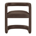 Modway Winslow Premium Vegan Leather Dining Chair in Espresso - lifestyle view