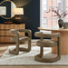 Modway Winslow Premium Vegan Leather Dining Chair in Mushroom - lifestyle view 23