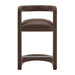 Modway Winslow Premium Vegan Leather Counter Stool in Espresso - detail view