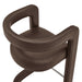 Modway Winslow Premium Vegan Leather Counter Stool in Espresso - lifestyle view