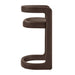 Modway Winslow Premium Vegan Leather Bar Stool Set of 2 in Espresso - side view