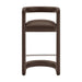 Modway Winslow Premium Vegan Leather Bar Stool Set of 2 in Espresso - lifestyle view