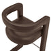 Modway Winslow Premium Vegan Leather Bar Stool Set of 2 in Espresso - lifestyle view 17