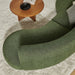Modway Rialta 2 Piece Curved Slub Weave Fabric Sectional Sofa in Foliage - lifestyle view 17