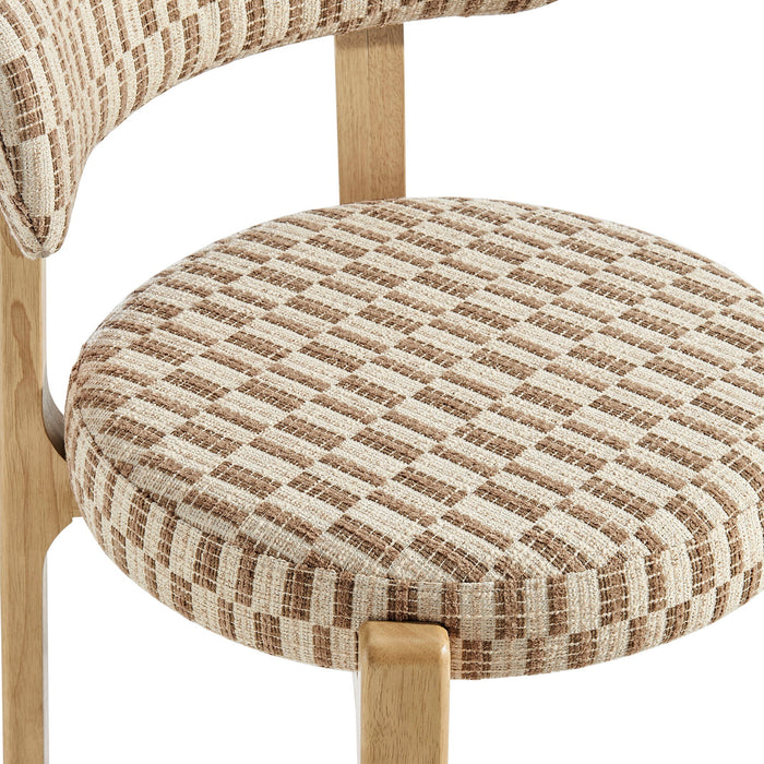 Modway Marsha Retro Upholstered Fabric Dining Chairs Set of 2 in Mineral - lifestyle view 12