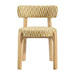Modway Marsha Retro Upholstered Fabric Dining Chairs Set of 2 in Sunrise - lifestyle view