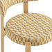 Modway Marsha Retro Upholstered Fabric Dining Chairs Set of 2 in Sunrise - lifestyle view 11