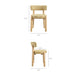 Modway Marsha Retro Upholstered Fabric Dining Chairs Set of 2 in Sunrise - dimensions and specifications 18
