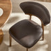 Modway Daphne Vegan Leather Dining Chairs Set of 2 in Espresso - lifestyle view 14