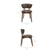 Modway Daphne Vegan Leather Dining Chairs Set of 2 in Espresso - dimensions and specifications 20
