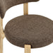 Modway Marsha Upholstered Fabric Dining Chairs Set of 2 in Mocha - lifestyle view 12