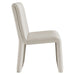 Emory Performance Velvet Dining Side Chair Set of 2 Alabaster