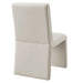 Emory Performance Velvet Dining Side Chair Set of 2 Alabaster