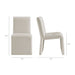 Emory Performance Velvet Dining Side Chair Set of 2 Alabaster