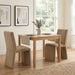 Emory Performance Velvet Dining Side Chair Set of 2 Taupe