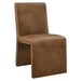Emory Vegan Leather Dining Side Chair Set of 2 Canyon