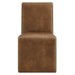 Emory Vegan Leather Dining Side Chair Set of 2 Canyon