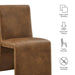 Emory Vegan Leather Dining Side Chair Set of 2 Canyon