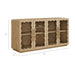 Modway Rory 62 Inch Four-Door Scalloped Glass Sideboard in Light Oak - dimensions and specifications 30