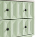 Modway Mabry 23 Inch Geometric Faceted Two Drawer Nightstand in Sage - lifestyle view