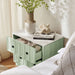 Modway Mabry 23 Inch Geometric Faceted Two Drawer Nightstand in Sage - lifestyle view 23
