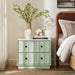 Modway Mabry 23 Inch Geometric Faceted Two Drawer Nightstand in Sage - lifestyle view 31
