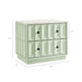 Modway Mabry 23 Inch Geometric Faceted Two Drawer Nightstand in Sage - dimensions and specifications 38